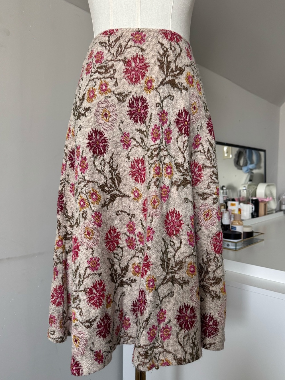 Cecilia Prado | Floral Knit Midi Skirt